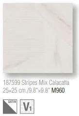 Stripes Mix calacatta