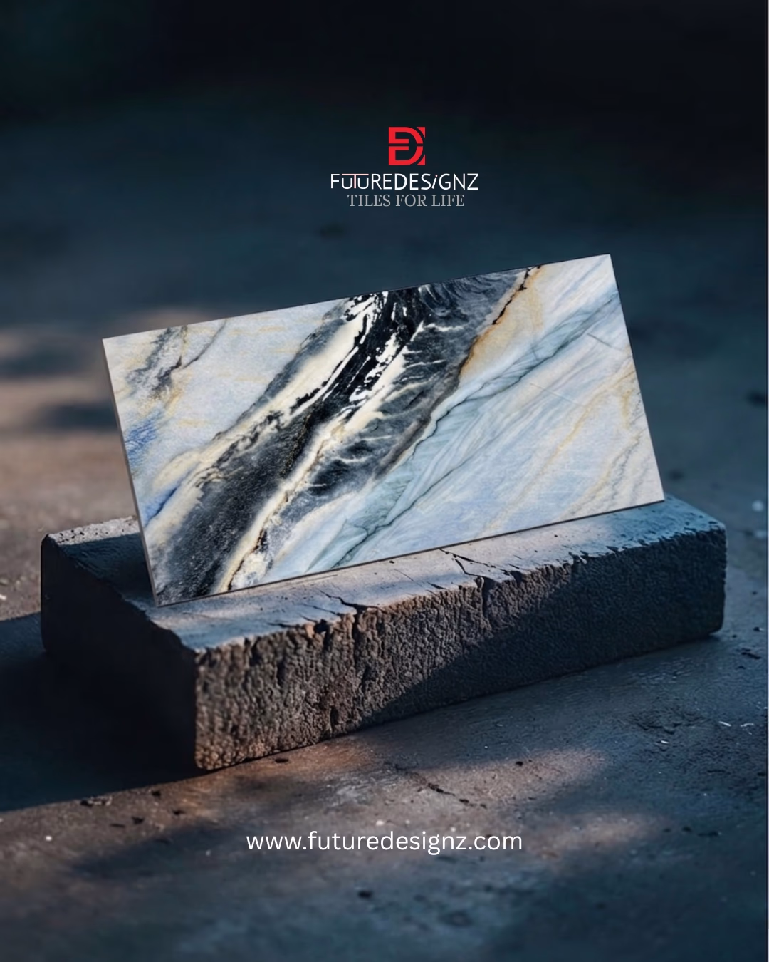 Infinity Thunderstorm Bookmatched Porcelain Slab - Future Designz Lahore