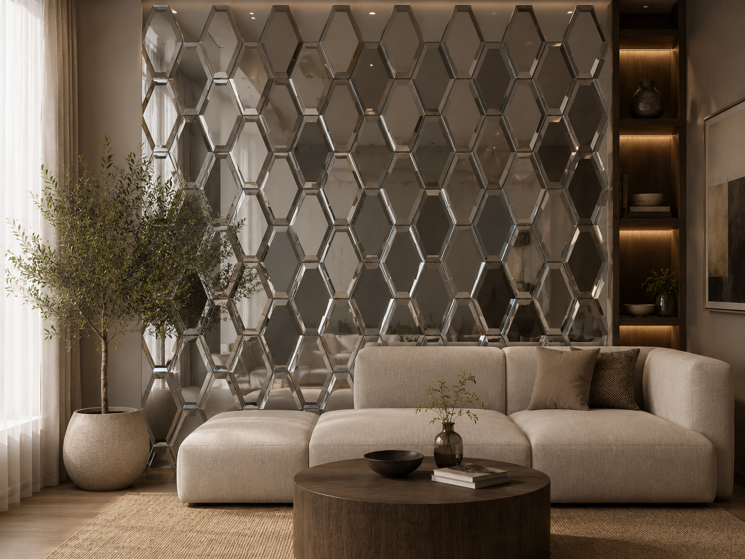 Dune ceramic mosaic tiles for decorative kitchen wall in Pakistan